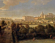 Painting of road to Rome